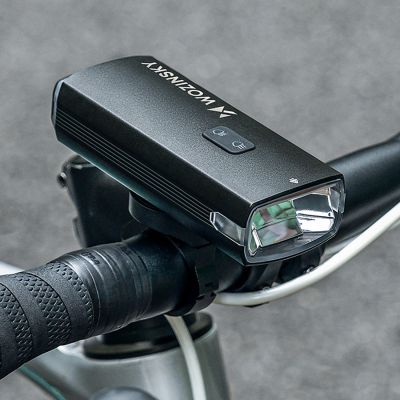 14. Wozinsky Fahrrad-Frontlicht + USB-C-Kabel (3000 lm) - Schwarz
