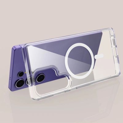 3. Tech-Protect FlexAir Hybrid MagSafe Hülle für Samsung Galaxy S25 Ultra – transparent