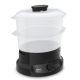 6. Tefal Minicompact VC139810 Dampfgarer mit 2 Körben, freistehend, 800 W, Schwarz