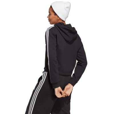 9. adidas Essentials 3-Streifen French Terry Crop Hoodie W IC8767