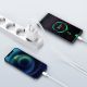 8. Baseus Compact Schnellladegerät USB / USB Type C 20W 3A Power Delivery Quick Charge 3.0 weiß (CCXJ-B02)