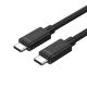 UNITEK USB-CC-Kabel 2 m, Schwarz