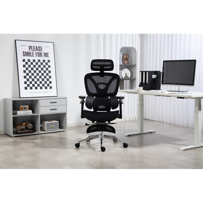 43. Activejet ergonomischer Bürostuhl YK848, schwarz