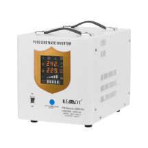 KEMOT PROsinus-2000/24 Notstromversorgung, reiner Sinuswellenwandler mit Ladefunktion 24 V/230 V 2000 VA/1400 W