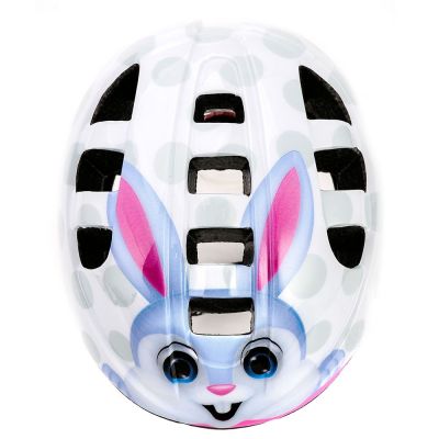 Meteor MA-2 bunny Junior Fahrradhelm 2 in weiß