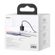 6. Baseus Super Si 1C Schnellladegerät USB Typ C 20W Power Delivery + USB-Kabel Typ C - Lightning 1m schwarz (TZCCSUP-B01)
