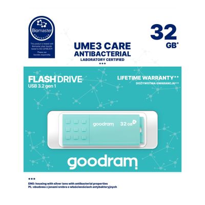 10. USB 3.0 GOODRAM 32GB UME3 CARE