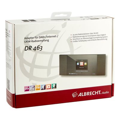 6. DR 463 Bluetooth DAB+ DLNA Internetradio-Adapter