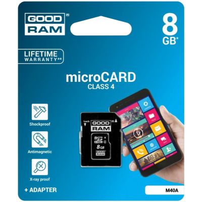 3. GoodRam M40A-0080R11 Karte (8 GB; Klasse 4)