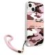 4. Guess GUHCP13MKCABPI iPhone 13 6.1" pink/pink Hardcase Camo Strap Collection