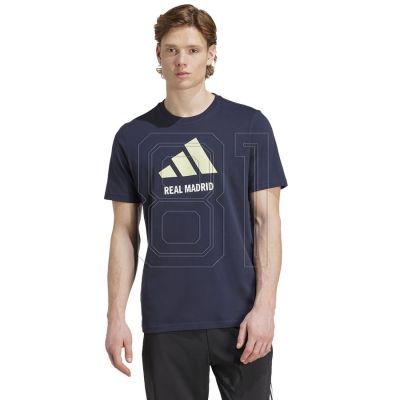 Adidas Real Madrid 24/25 Saisonales Grafik-T-Shirt M JX1130