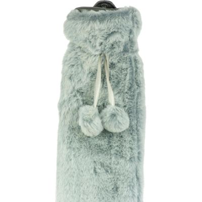 8. GUMMI-WÄRMEFLASCHE IM ALPINA-ETUI 2L GRAU