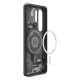 4. Spigen Ultra Hybrid Mag MagSafe Hülle für Samsung Galaxy S26 Ultra Zero One – Transparent Schwarz