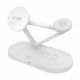 3. Tech-Protect QI15W-A41 3in1 kabelloses Ladegerät mit MagSafe für Apple -Geräte – Weiß