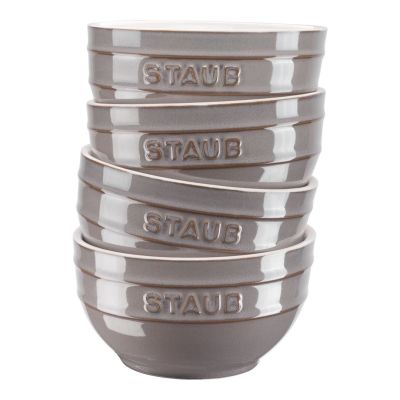 Staub Ceramique Tasse 700 ml Grau rund