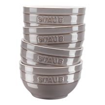 Staub Ceramique Tasse 700 ml Grau rund