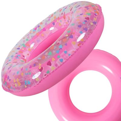 Schwimmring 90 cm, rosa Herzen, 35663