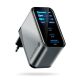 7. EVERACTIVE GAN Wandladegerät 1 x USB, 2 x USB-C Schnellladefunktion 4+ 67W Schwarz SC-670Q