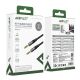5. Acefast J10 AUX-Kabel, 3,5-mm-Miniklinke, 1 m – Schwarz