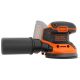2. Black & Decker BDCROS18N-XJ Exzenterschleifer, 12000 U/min, Schwarz, Orange
