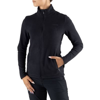 Damen-Fleecejacke Viking Tesero Lady, schwarz, durchgehend mit Reißverschluss, Trekking (740/24/5658/0900)