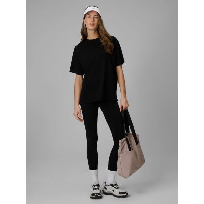 3. Damen-T-Shirt, locker geschnitten, einfarbig, Größe 4F 4FRAW25TTSHF3624-20S