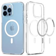 Spigen Ultra Hybrid Mag-Hülle mit MagSafe für iPhone 13 Pro – Weiß