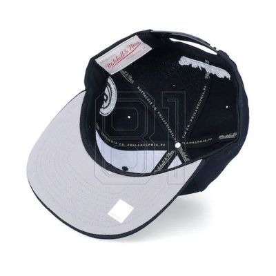 5. Mitchell & Ness NBA Brooklyn Nets Team Script 2.0 Snapback Nets Cap HHSS3280-BNEYYPPPBLCK