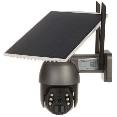 Solarbetriebene IP-Kamera für den Außenbereich, schwenk- und neigbar, APTI-W21S4G-TUYA-S2B 3 MP x 3,6 mm