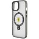 6. Ferrari FEHMP15SUSCAH iPhone 15 6,1" transparentes Hardcase Ring Stand 2023 Collection MagSafe