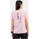 2. Damen-Kurzarm-T-Shirt ODLO T-shirt crew neck s/s COTTON BLEND ODLO FLAGS, rosa