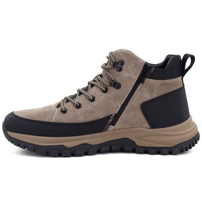 3. Beige Herren-Lederstiefel mit Isolierung, Big Star UU174247