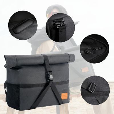 6. Rockbros H48 Multifunktionale Lenkertasche für Fahrräder – Grau