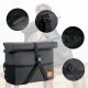 6. Rockbros H48 Multifunktionale Lenkertasche für Fahrräder – Grau