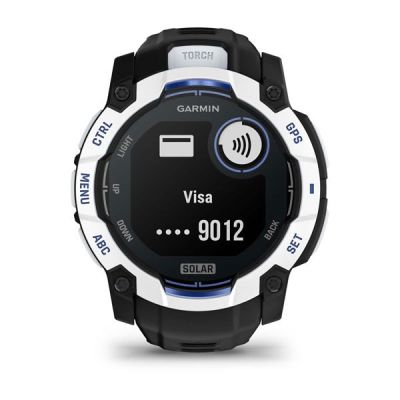 13. Garmin Instinct 3 Solar 010-02935-03 Smartwatch 50 mm Schwarz und Weiß