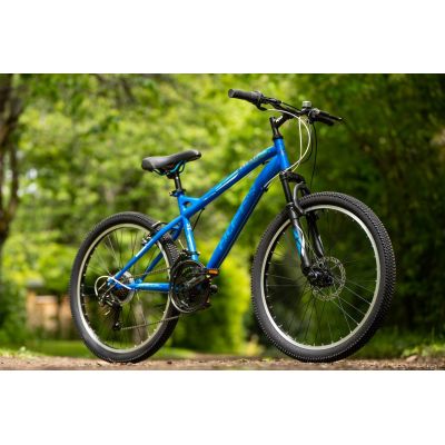 7. Huffy EXTENT 24" Blaues Fahrrad