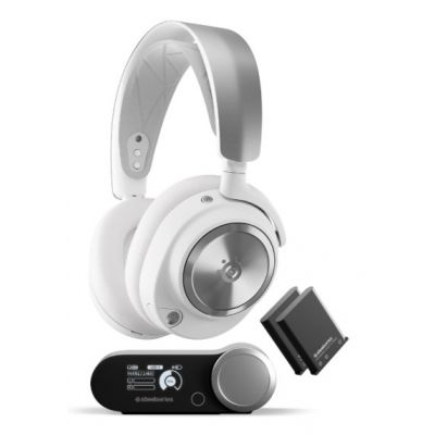 3. Steelseries 61524 Kopfhörer/Headset, kabelgebunden, Kopfband, Gaming, USB Typ-C, Weiß