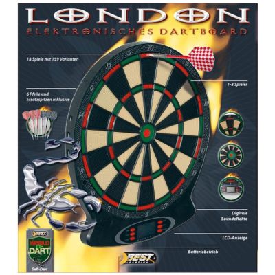 3. London Best Sporting Elektronische Dartscheibe