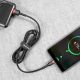 12. Baseus Cafule USB-A / USB-C QC 3.0 3A Kabel 0,5 m - Schwarz und Rot