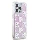 4. DKNY Liquid Glitter Multilogo iPhone 15 Pro Hülle – Pink