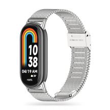 Tech-Protect MilaneseBand Armband für Xiaomi Smart Band 8 / 8 NFC – Silber