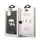 8. Karl Lagerfeld Saffiano Karl's Head Patch Hülle für iPhone 13 / 14 / 15 - Schwarz