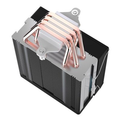 4. RAMPAGE CPU-KÜHLER OCTAGON B70 120 MM ARGB TEMPERATURANZEIGE SCHWARZ