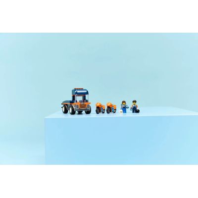 11. LEGO City 60491 Motorradtransporter