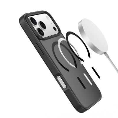 5. Dux Ducis Yind iPhone 17 Pro Hülle kompatibel mit MagSafe - Schwarz
