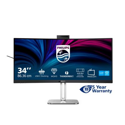 34. Philips Monitor 86,4 cm (34,0") 34B2U6603CH 21:9 HDMI+DP+USB-C grau