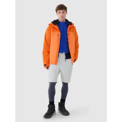 7. 4F Herren-Trekkingjacke mit Primaloft-Daunenfüllung, schwarz, 4FWSS25TTJAM697-36S