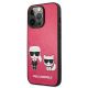 2. Karl Lagerfeld Ikonik Karl&Choupette Hülle für iPhone 13 Pro / iPhone 13 - Fuchsia