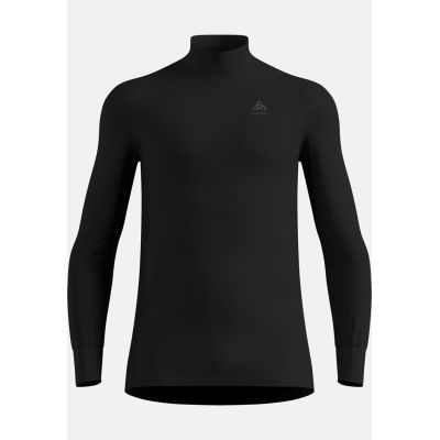 4. Odlo BL TOP Rollkragen langarm ACTIVE WARM ECO Herren T-Shirt Größe M Schwarz