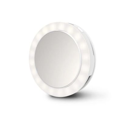 2. Ecomed by Medisana CM-20E Kosmetikspiegel mit Hintergrundbeleuchtung für Selfies/Blogs